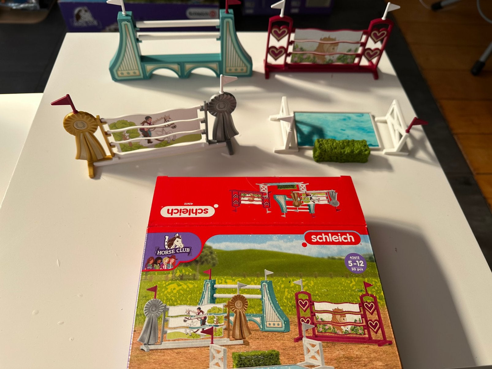 Schleich Horse Club Paardenaccessoires Hindernisbaan 42612, Ophalen of Verzenden, Gebruikt