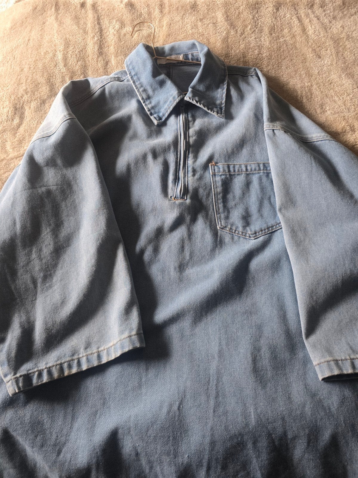 spijker blouse rits, Kleding | Dames, Ophalen of Verzenden, Zo goed als nieuw