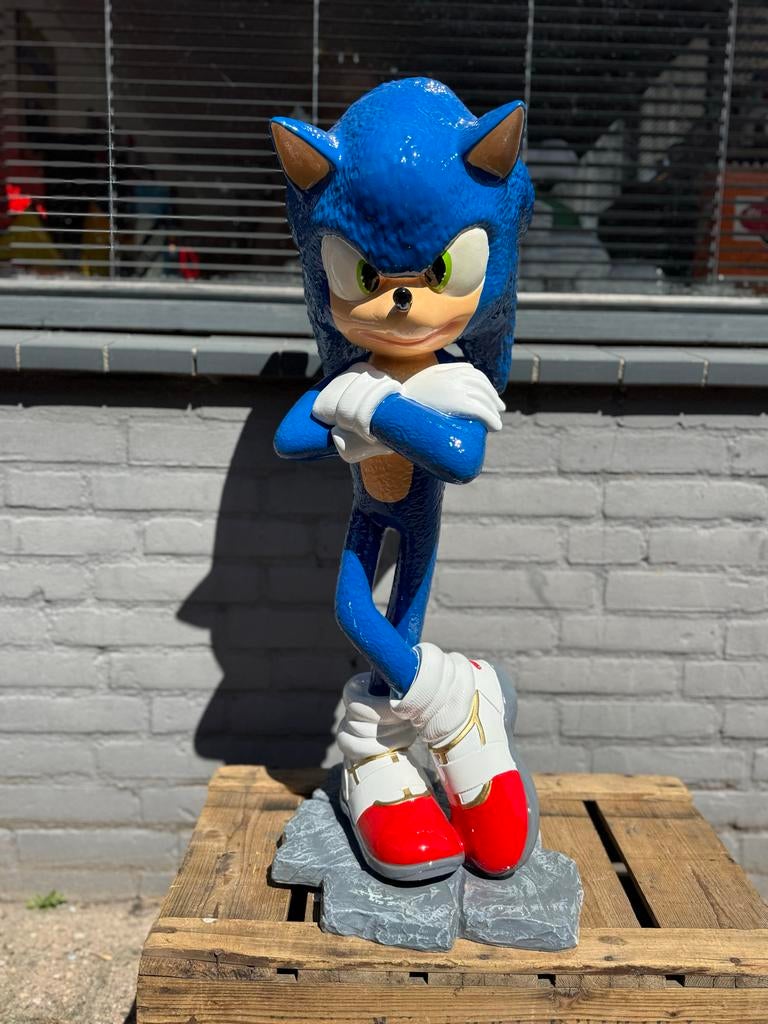 Sonic the Hedgehog beeld - Groot formaat, Ophalen, Zo goed als nieuw, Fantasy