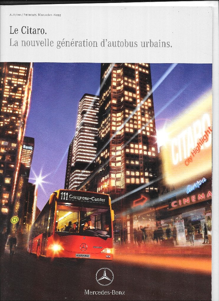 MERCEDES CITARO,  2004, Ophalen of Verzenden, Zo goed als nieuw, Mercedes