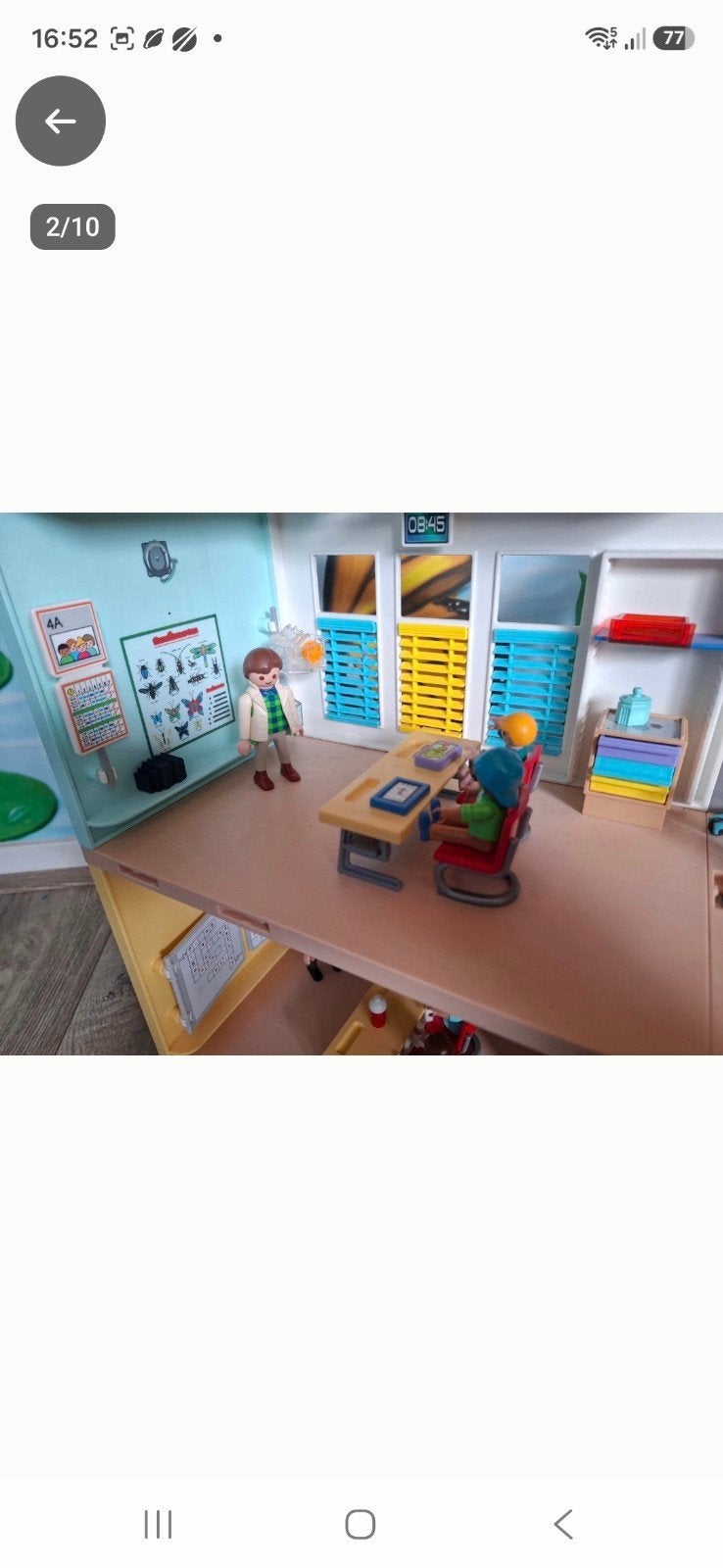 Playmobil School met bus en figuren - Complete set, Ophalen, Gebruikt, Gebouw, Complete set
