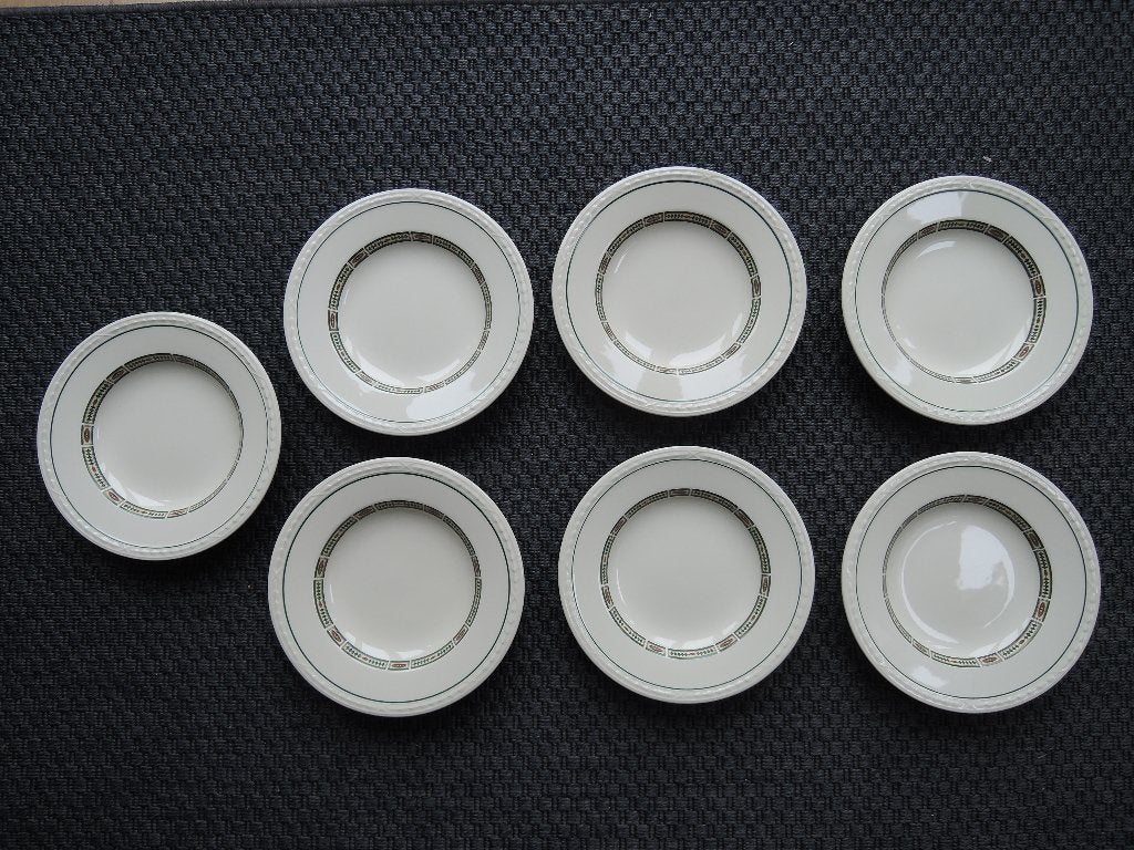 Soep borden Recamier Royal Creamware, Blokker. Wedgwood-look, Huis en Inrichting, Ophalen of Verzenden, Zo goed als nieuw, Porselein