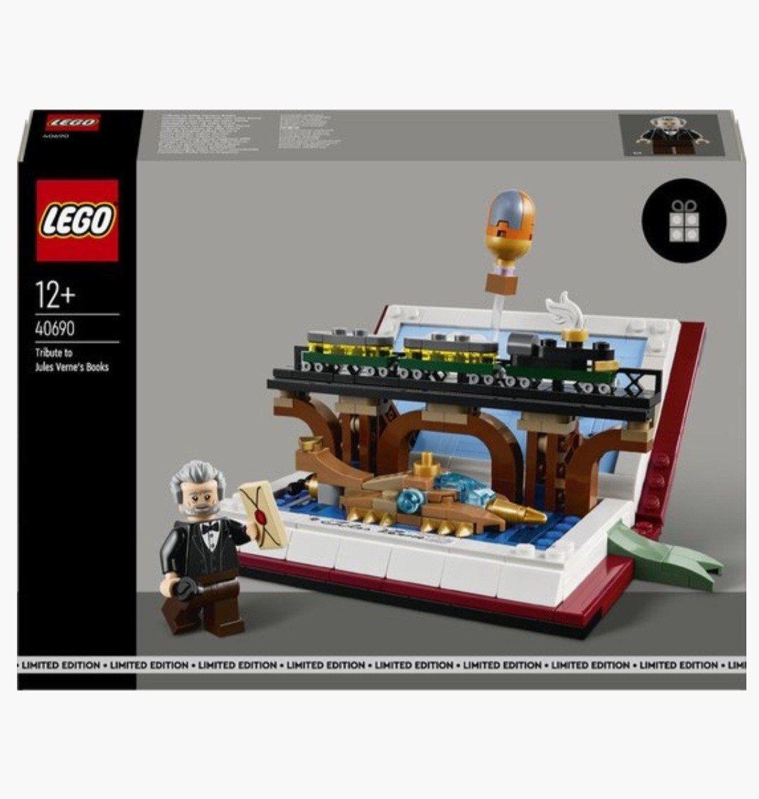 LEGO 40690 Eerbetoon aan Jules Verne's Boeken, Ophalen of Verzenden