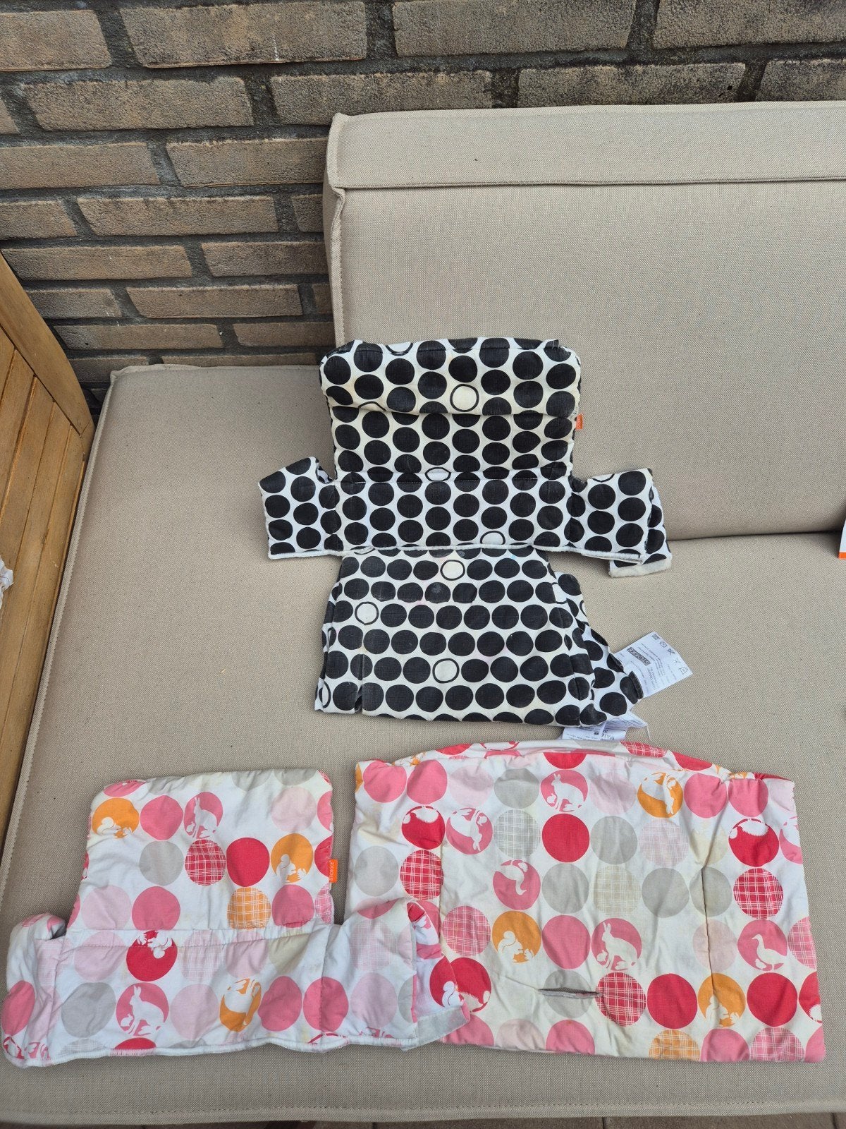 Stokke Tripp Trapp kussenset - diverse patronen, Kinderen en Baby's, Ophalen of Verzenden, Gebruikt, Meegroeistoel