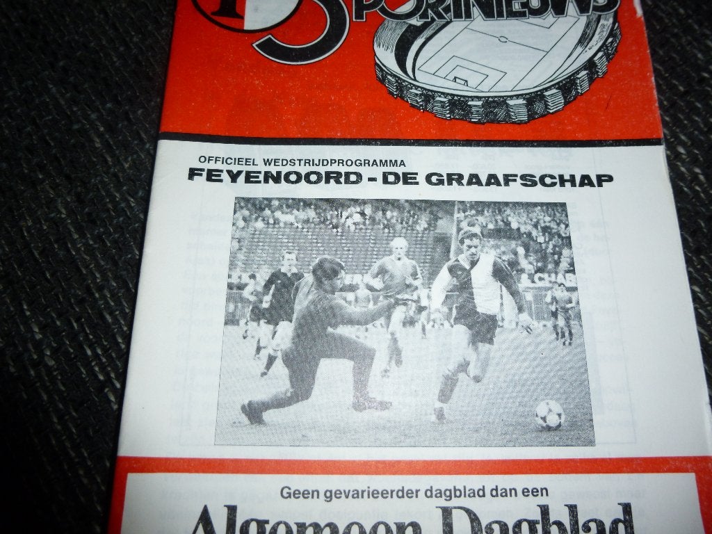 Feyenoord-de Graafschap uit en thuis, Verzenden, Zo goed als nieuw, Feyenoord, Overige typen