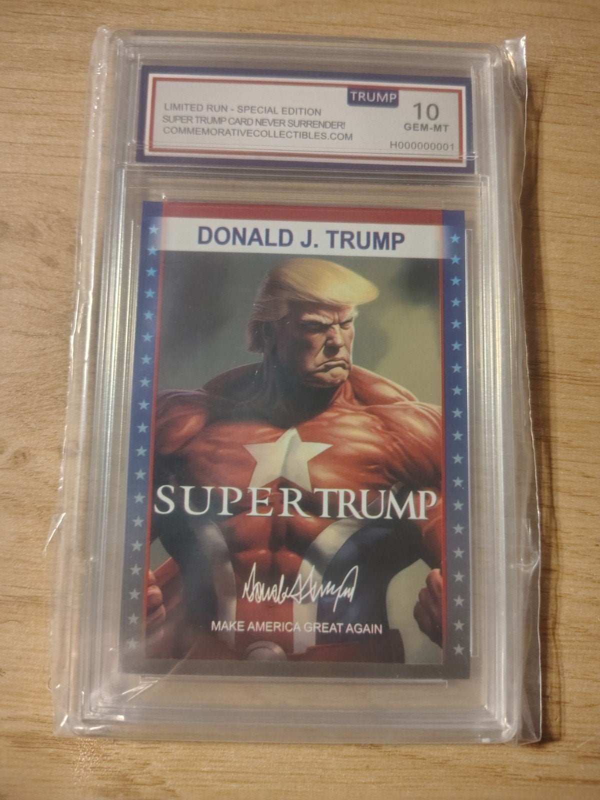 Donald Trump, Ophalen of Verzenden