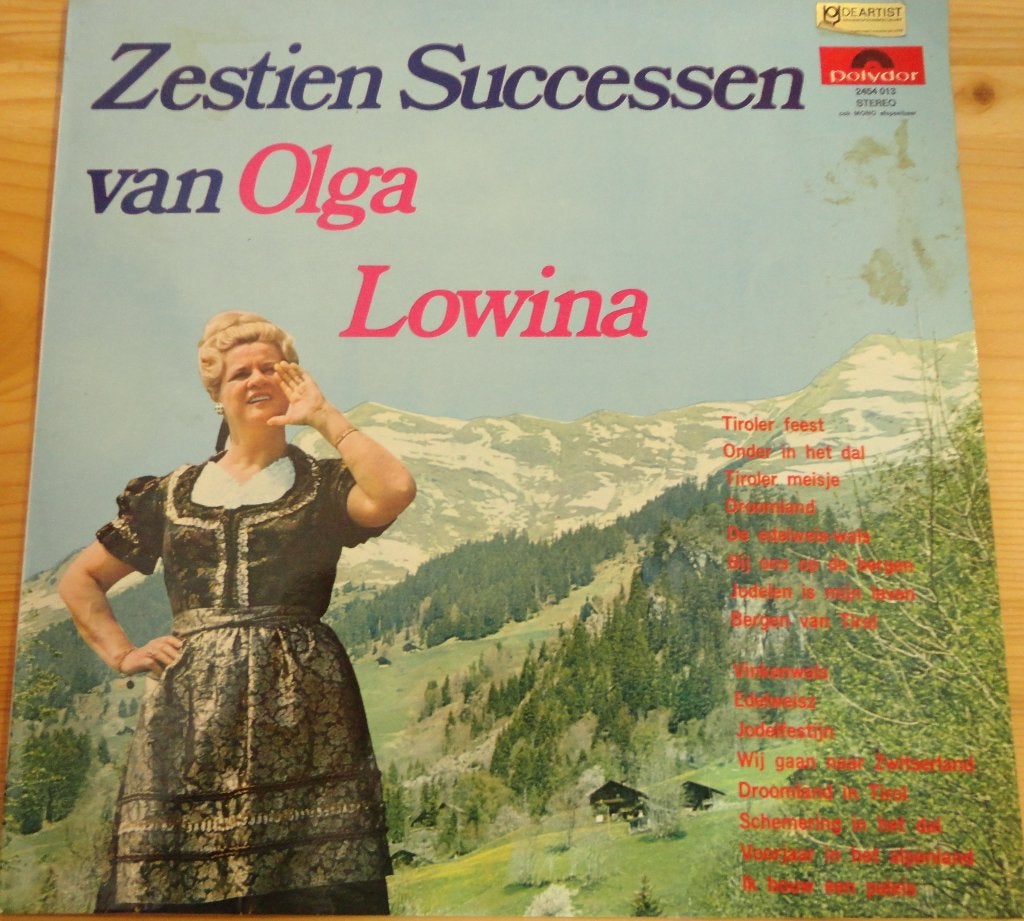 Olga Lowina (LP), LP, Gebruikt, Ophalen of Verzenden, Levenslied of Smartlap