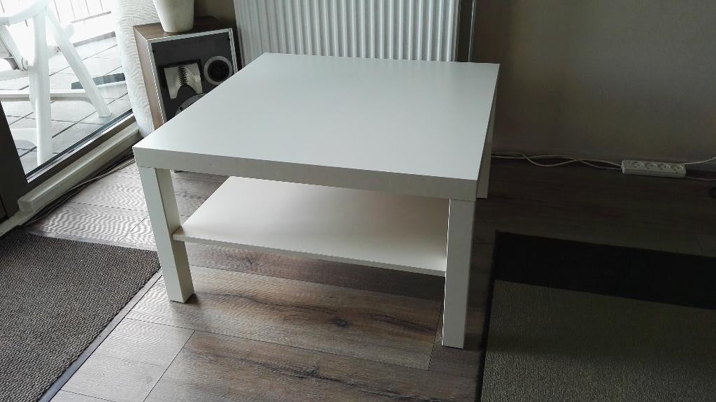 Salon tafel Lack Ikea wit, Ophalen, 50 tot 100 cm, Zo goed als nieuw, Minder dan 50 cm