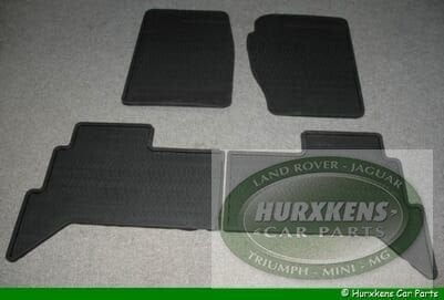 Mattenset (4-delig voor en achter) met Land Rover logo, Land Rover, -, -, Nieuw