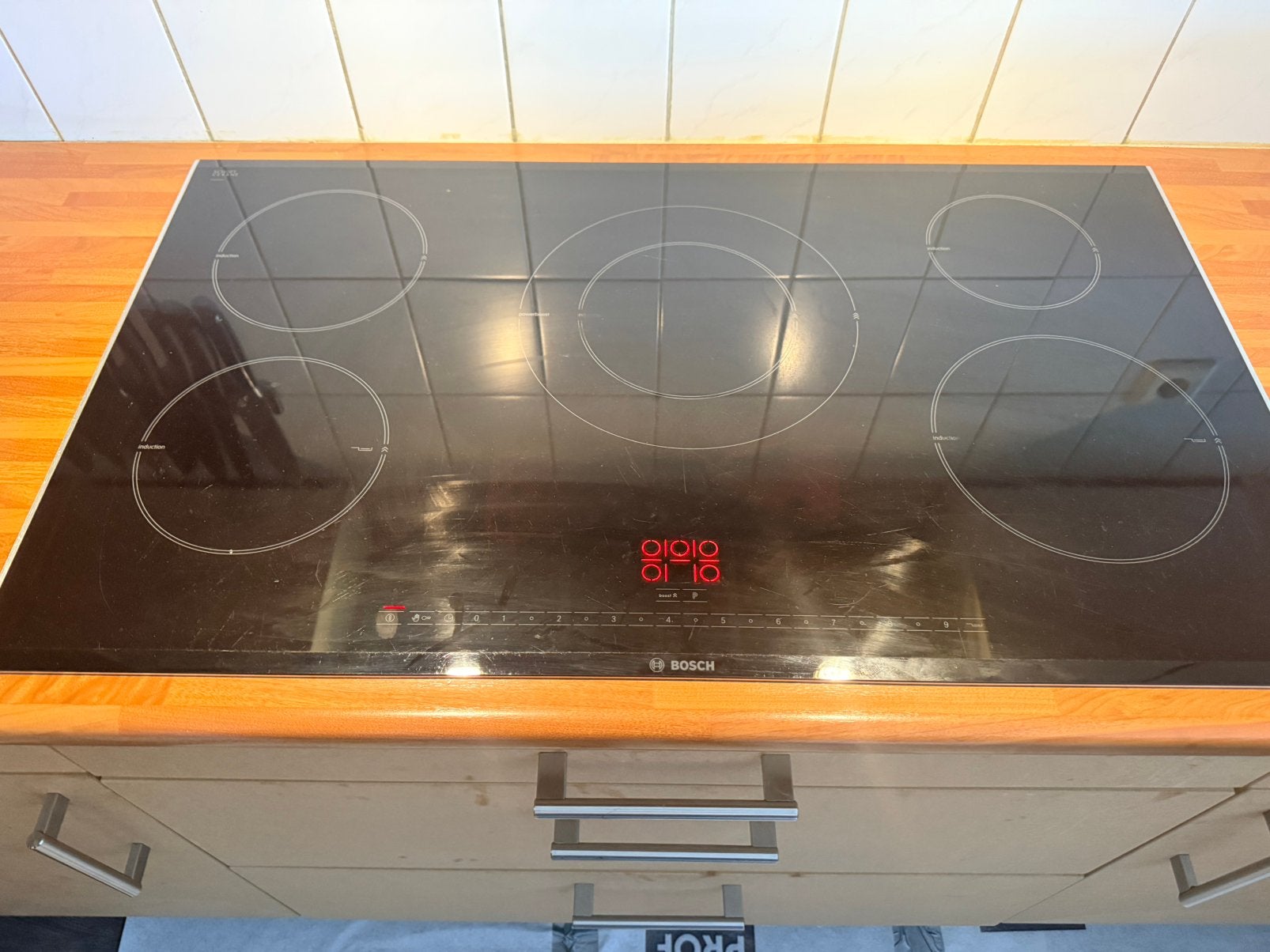 Bosch Keukenapparatuur: Kookplaat, Afzuigkap, Oven/Magnetron, Gebruikt, 60 cm of meer, Ophalen of Verzenden, Inbouw