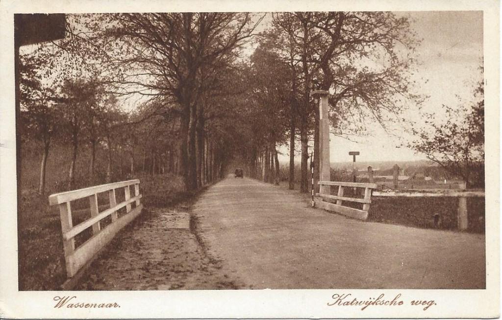Wassenaar (Z.H.) Katwijksche weg. Uitg. Nauta A 2432, Ophalen of Verzenden, Voor 1920, Ongelopen, Zuid-Holland