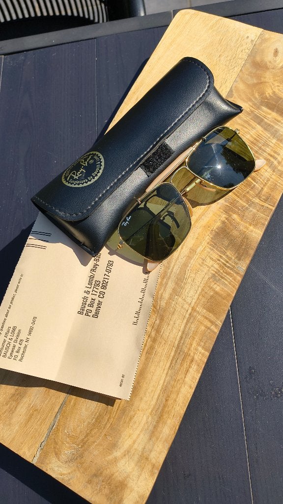 Ray-Ban B&L USA W1347 Caravan Outdoorsman NOS 52-15, Sieraden, Tassen en Uiterlijk, Zonnebrillen en Brillen | Heren, Ophalen of Verzenden