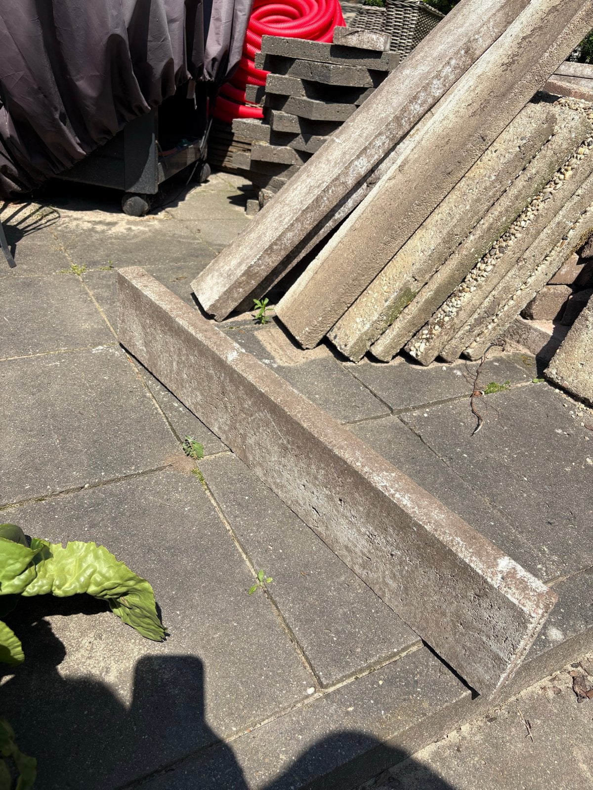 Gebruikte opsluitbanden gratis af te halen!, Ophalen, Gebruikt, 10 m² of meer, Beton