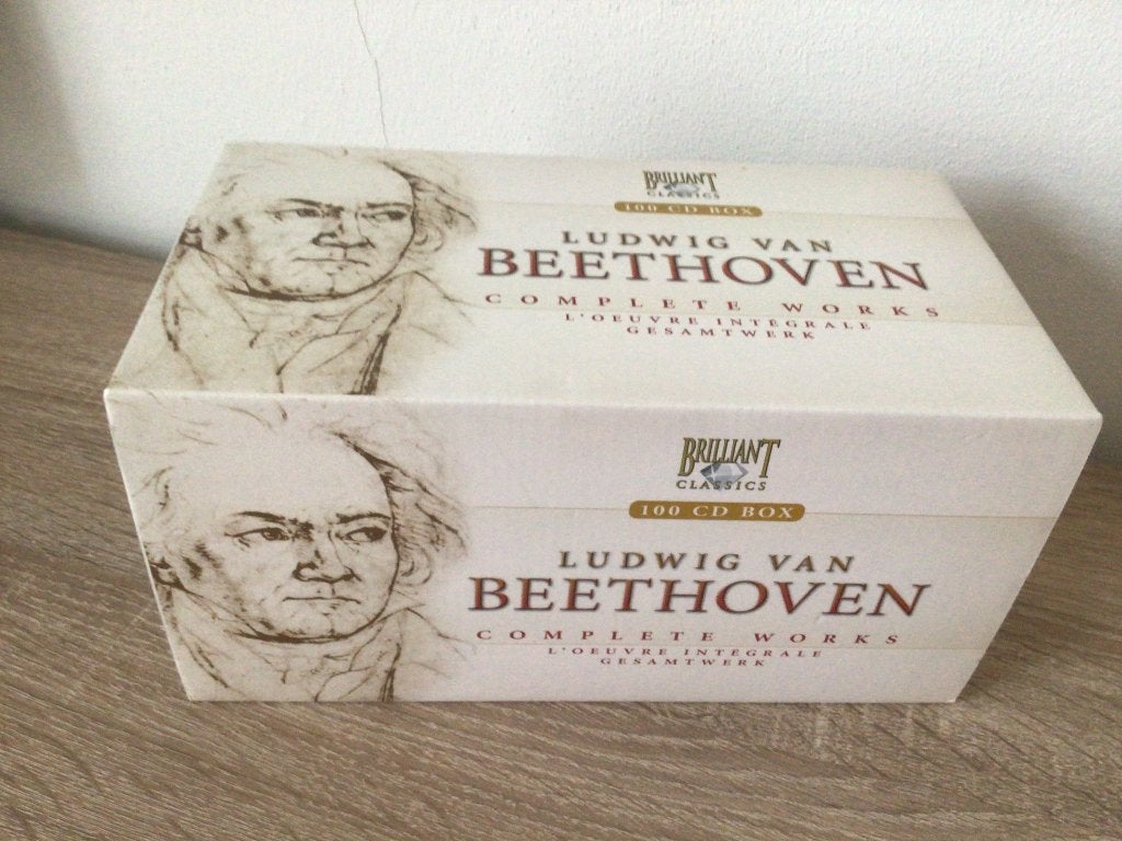 LUDWIG VAN BEETHOVEN  100 CD’s in mooie box, Cd's en Dvd's, Ophalen, Romantiek, Zo goed als nieuw, Beethoven