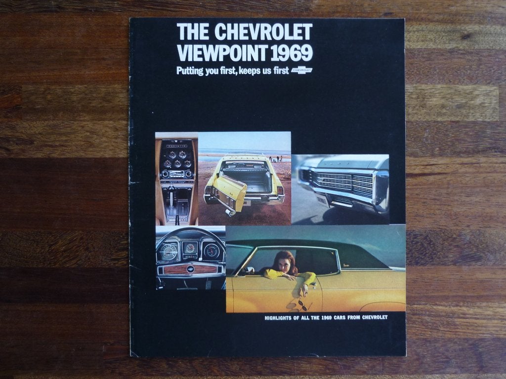 Chevrolet programma (1969, USA), Boeken, Auto's | Folders en Tijdschriften, Ophalen of Verzenden, Nieuw, Chevrolet