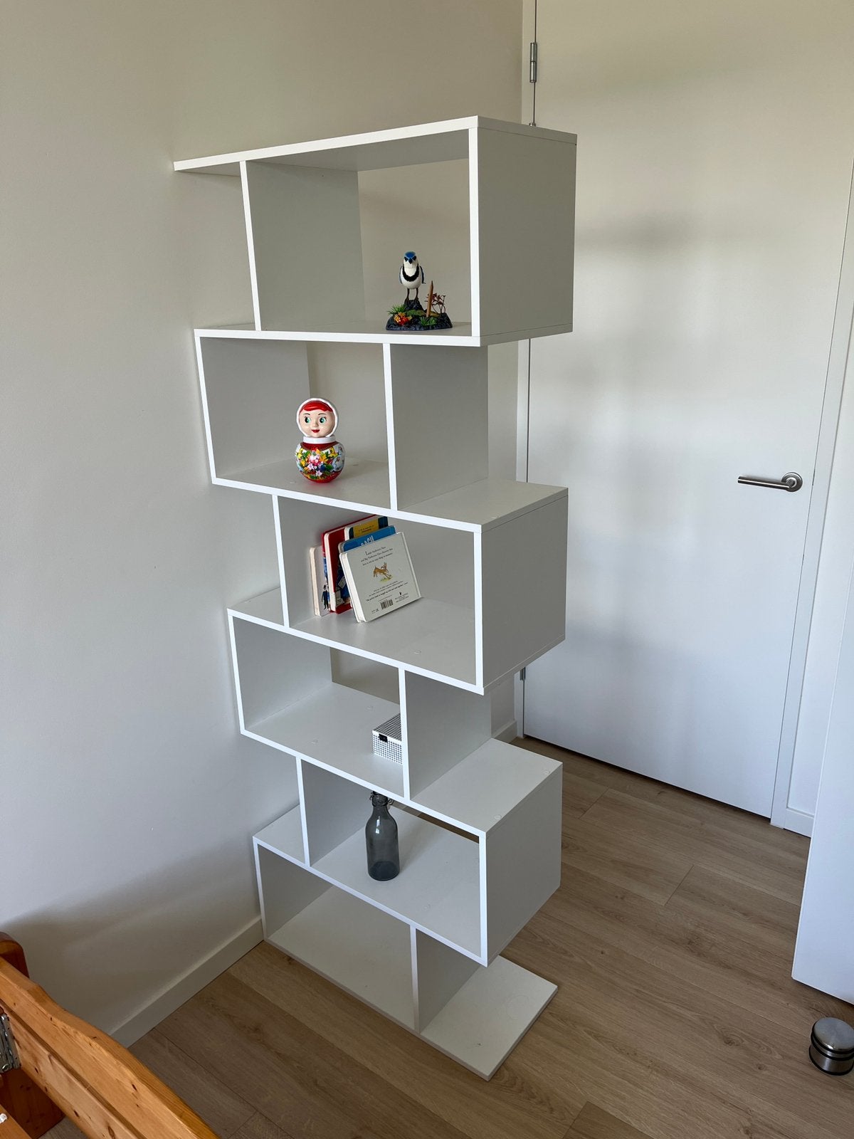 Witte Kast/roomdivder, Ophalen, Met plank(en), Zo goed als nieuw, 150 tot 200 cm