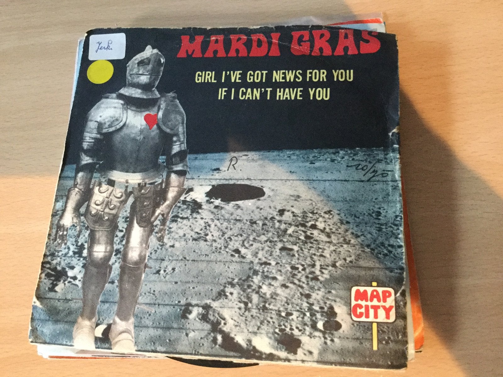 Mardi Gras-Girl i’ve got news for you. Vinyl single., Ophalen of Verzenden, Gebruikt, Pop