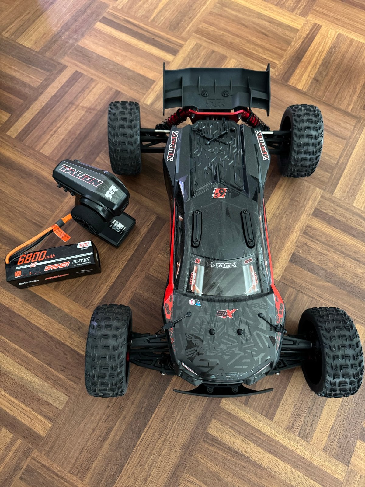 Arrma Talion EXB 6s (complete kit) 30 minuten oud!!, Hobby en Vrije tijd, Auto offroad, Zo goed als nieuw, RTR (Ready to Run)