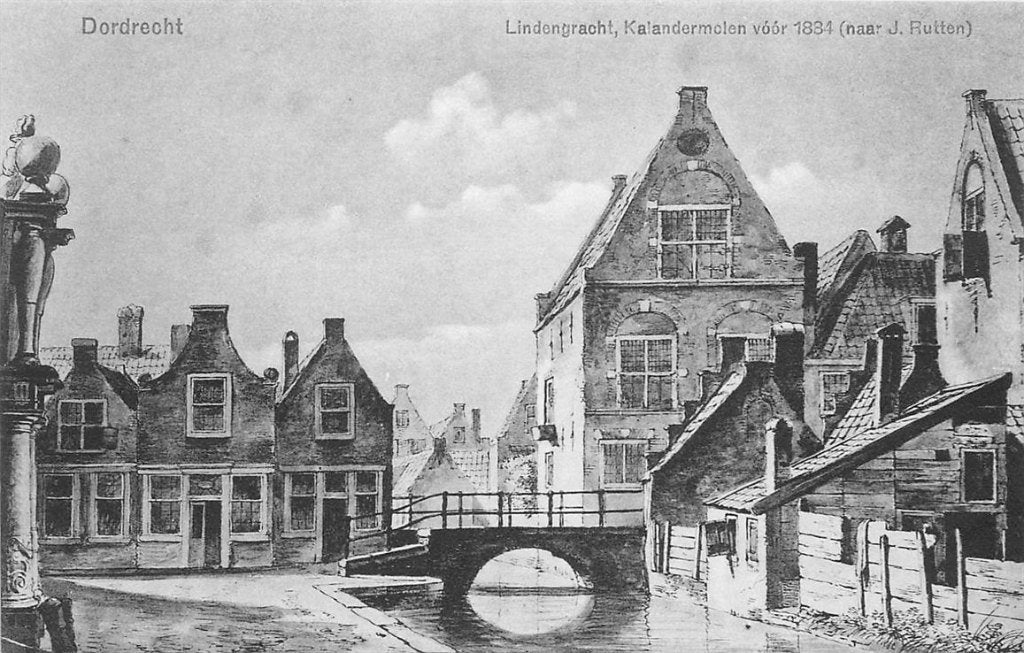 379-246-003 Dordrecht Lindengracht, Verzamelen, Ansichtkaarten | Nederland, Zuid-Holland, Voor 1920, Verzenden