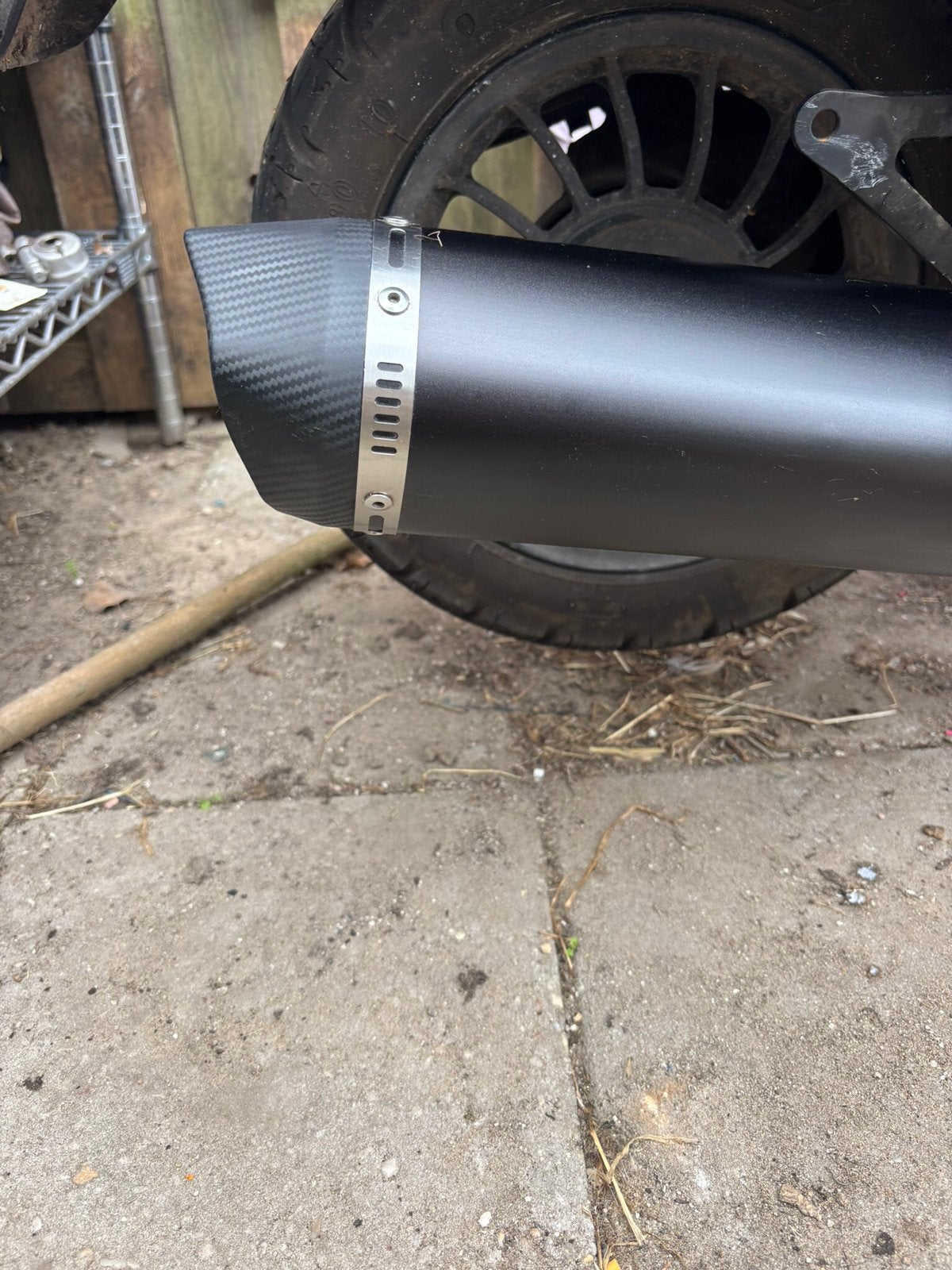 Sport uitlaat voor vespa lookalike, Ophalen, Nieuw