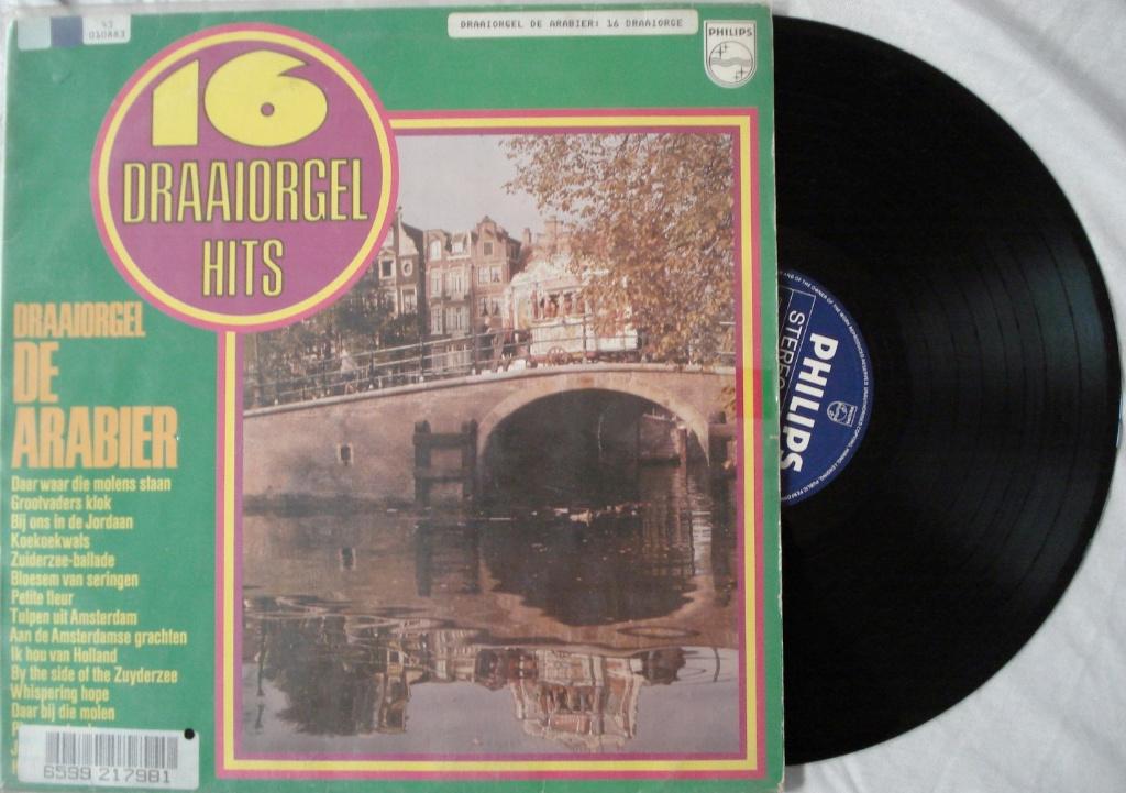 Draaiorgel De Arabier - 16 draaiorgel hits, Ophalen of Verzenden, Gebruikt, 12 inch
