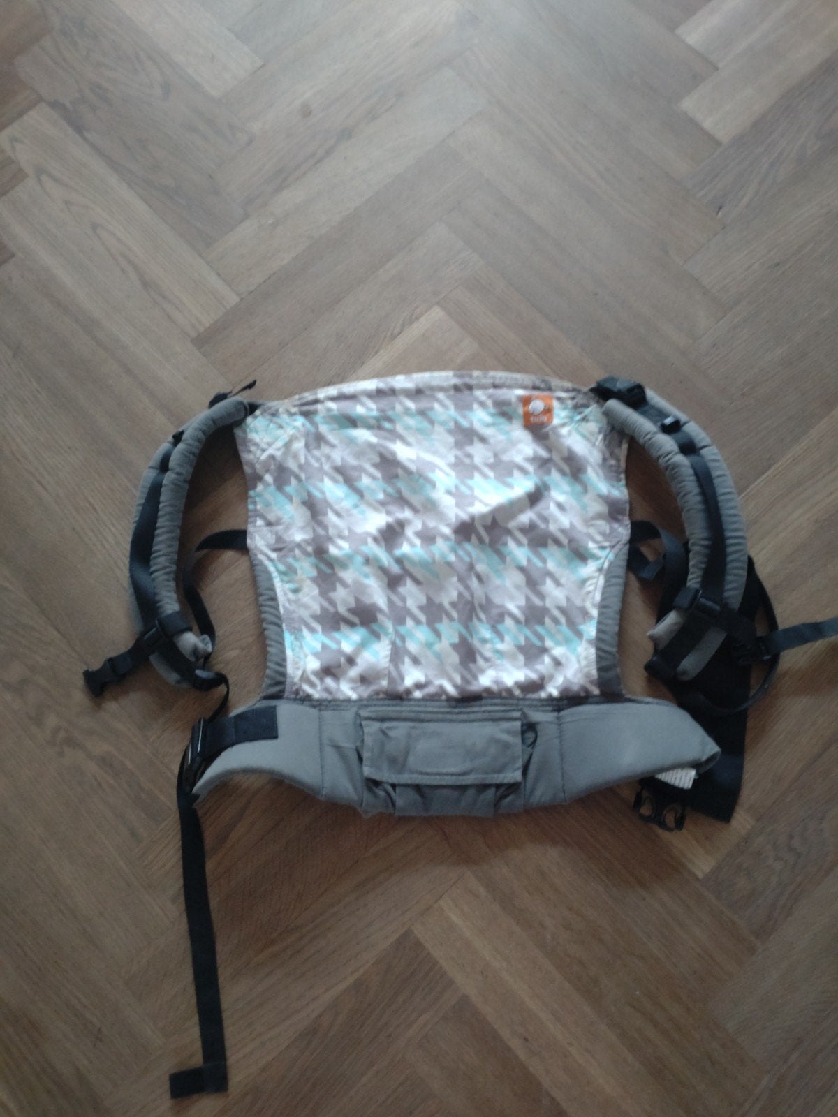 Tula Draagzak peuter met patroon, Buik of Rug, Zo goed als nieuw, Draagzak, Ophalen