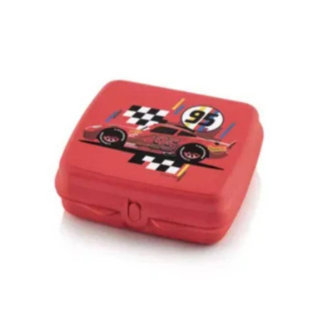 Tupperware Snackie/Broodtrommeltje Cars Laatste, Ophalen of Verzenden, Nieuw, Rood, Overige typen
