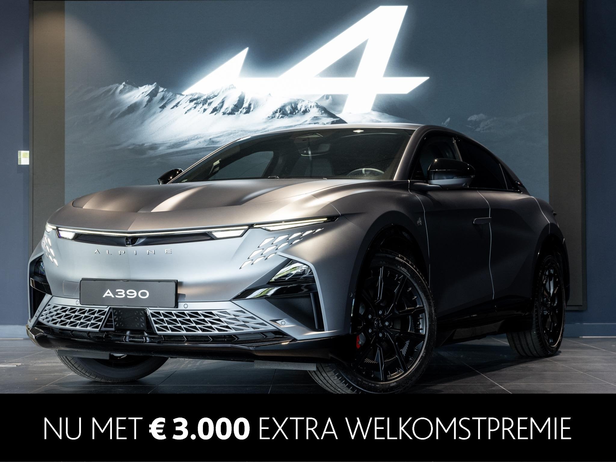 Alpine A390 GT | Gris Tonnerre mat | Pack Driving: Active Dr, Stof, Overige modellen, Overige carrosserieën, Nieuw
