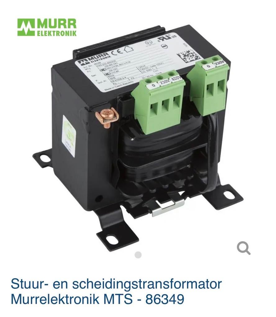 Murrelektronik MTS - 86349 Stuur- en scheidingstransformator, Nieuw, Xxx, Xxx, Mirr