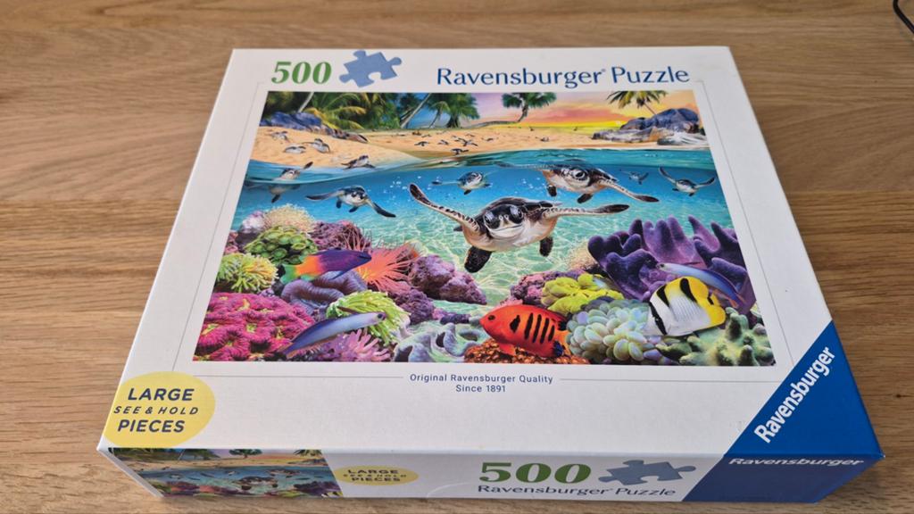 Ravensburger puzzel 500 stukjes (groter formaat) 70x50 cm, Ophalen of Verzenden, Nieuw, Draagzak, Overige merken