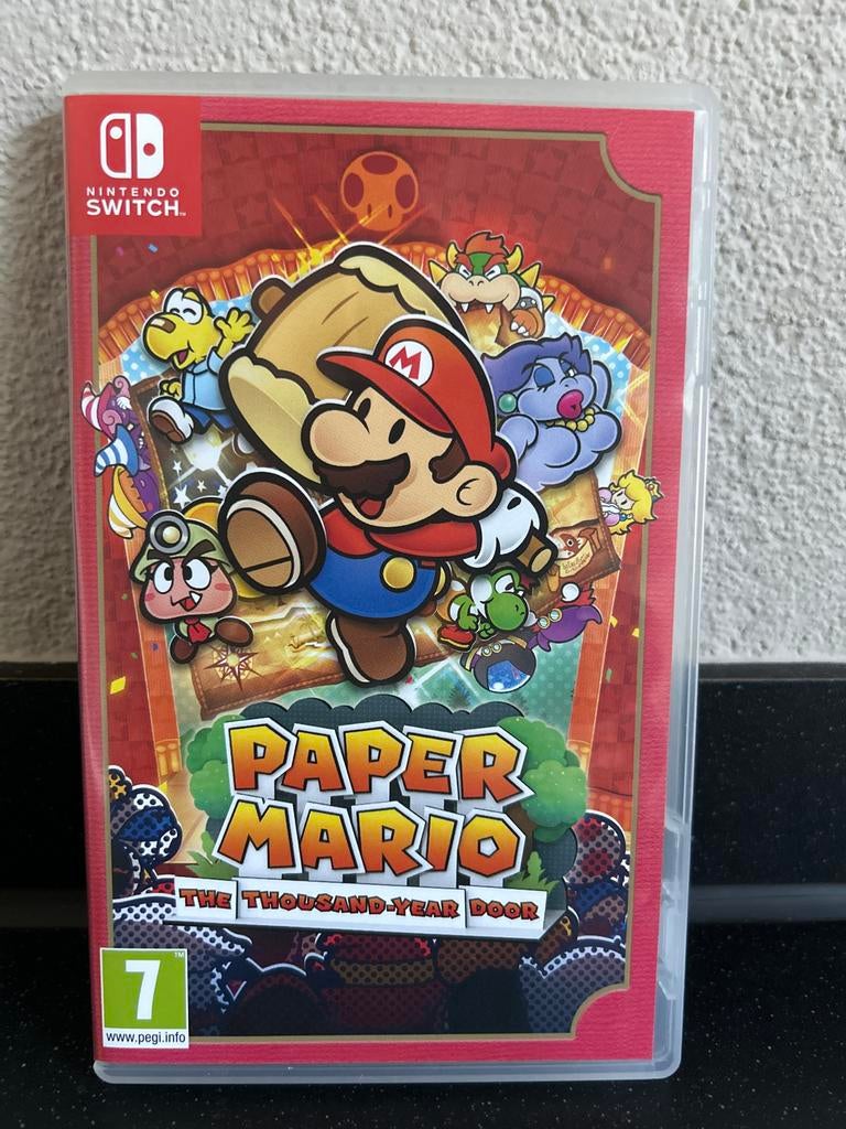 Paper Mario: The Thousand-Year Door - Nintendo Switch, 1 speler, Ophalen of Verzenden, Zo goed als nieuw, Role Playing Game (Rpg)