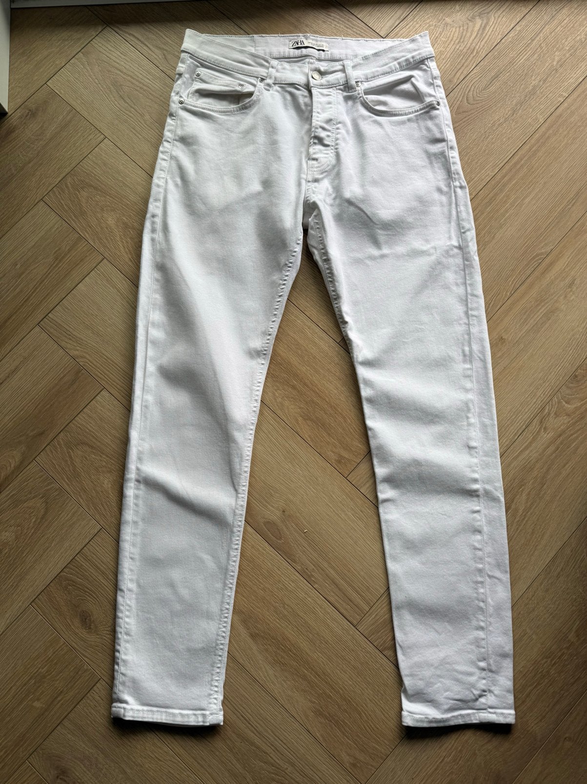 Heren Zara broek maat 40, Ophalen of Verzenden, Zo goed als nieuw, Wit, W32 (confectie 46) of kleiner