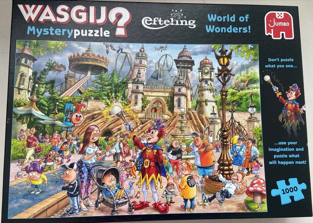 Jan van Haasteren & WasGij Puzzels - 1000 stukjes, Ophalen of Verzenden, 500 t/m 1500 stukjes, Zo goed als nieuw, Legpuzzel