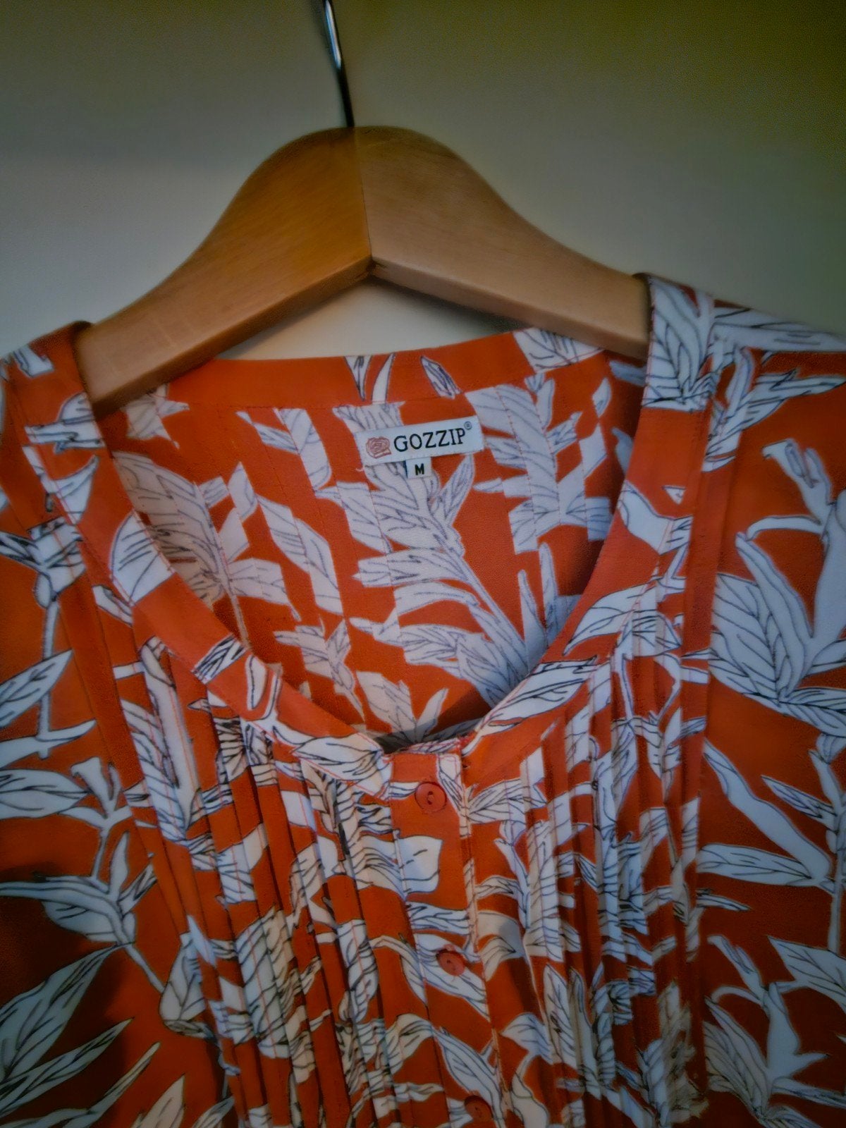 Prachtige oranje jurk van het deense merk Gozzip 46 48, Kleding | Dames, Jurk, Nieuw, Oranje, Ophalen of Verzenden