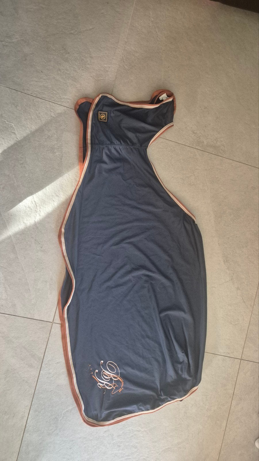 Br uitrijdeken, Ophalen of Verzenden, Blauw, Deken, Gebruikt