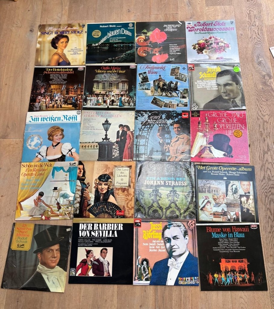 59 LP's opera, operette, klassieke muziek oa Rudolf Schock, Opera of Operette, Ophalen of Verzenden, Zo goed als nieuw, Romantiek