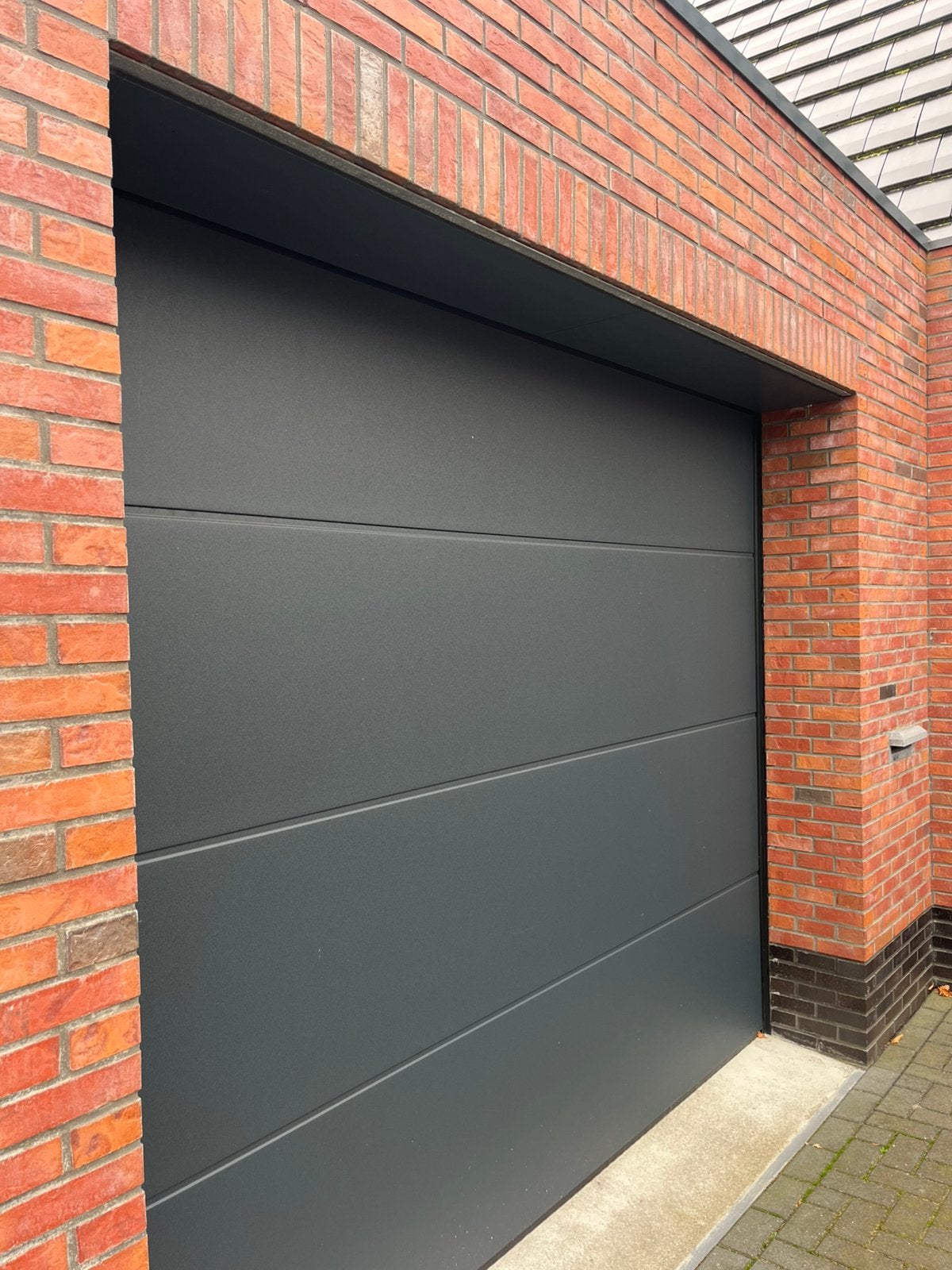 Sectionaaldeur met afstandbediening, 310x250cm, Ophalen, Garagedeur, Zo goed als nieuw, Metaal