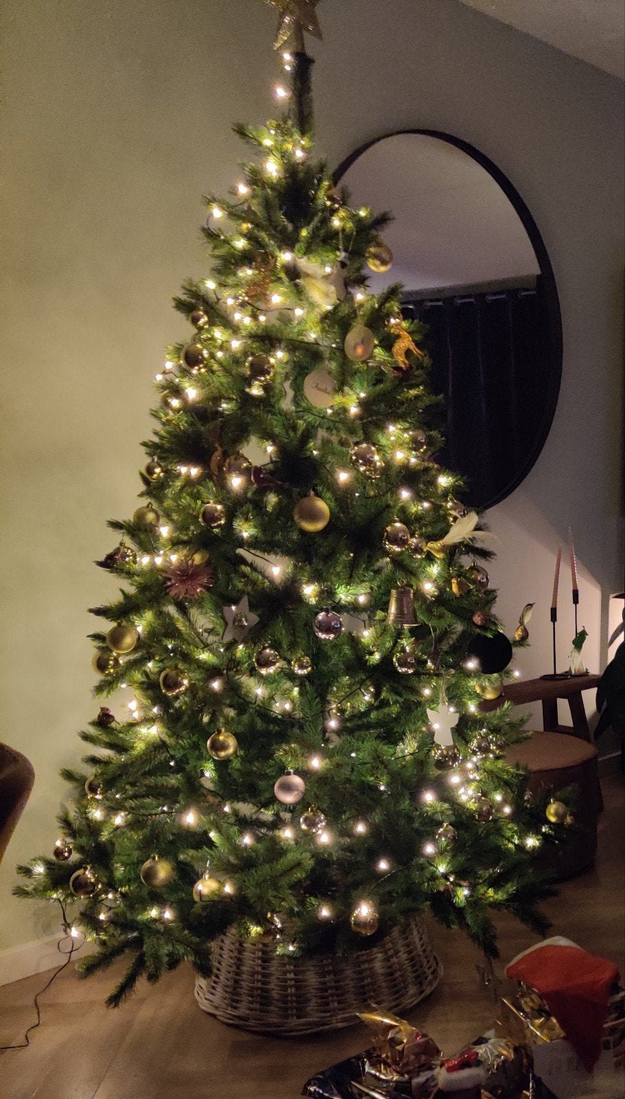 Triumph tree bristlecone green 215 cm hoog, Diversen, Ophalen, Gebruikt