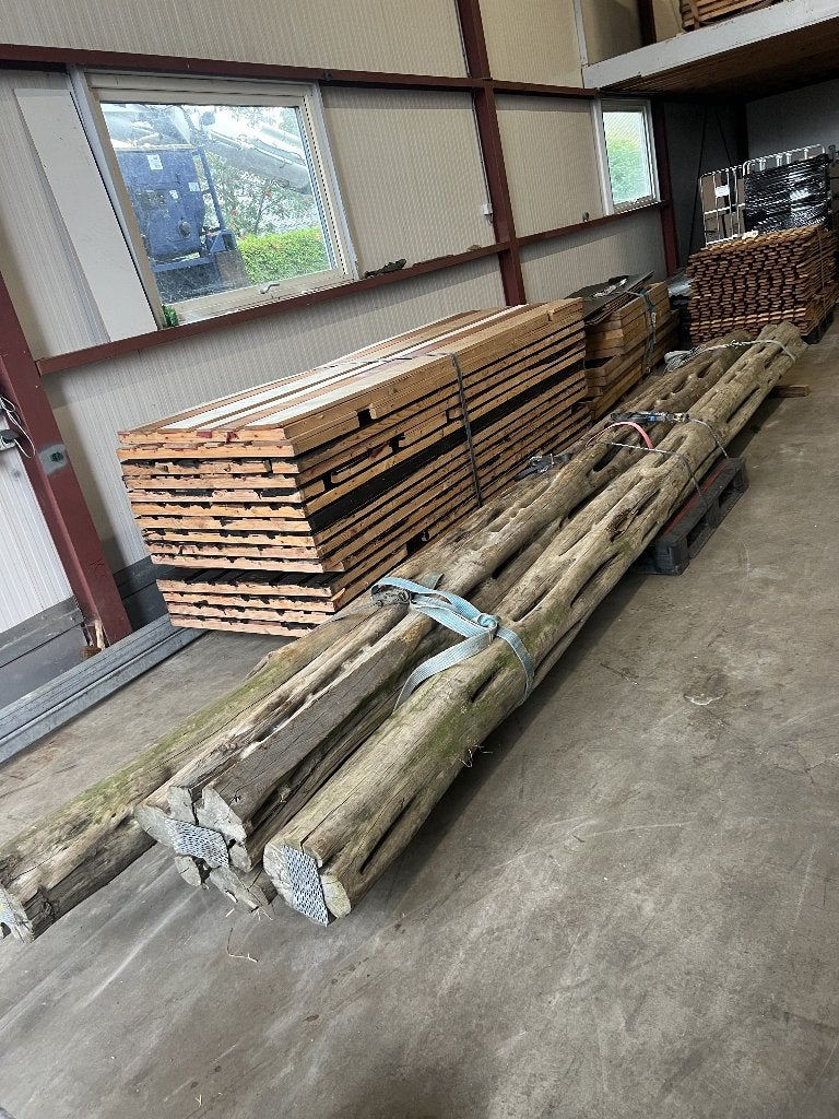 Acariquara Hardhouten palen stammen, Ophalen, Palen, Zo goed als nieuw, Hardhout