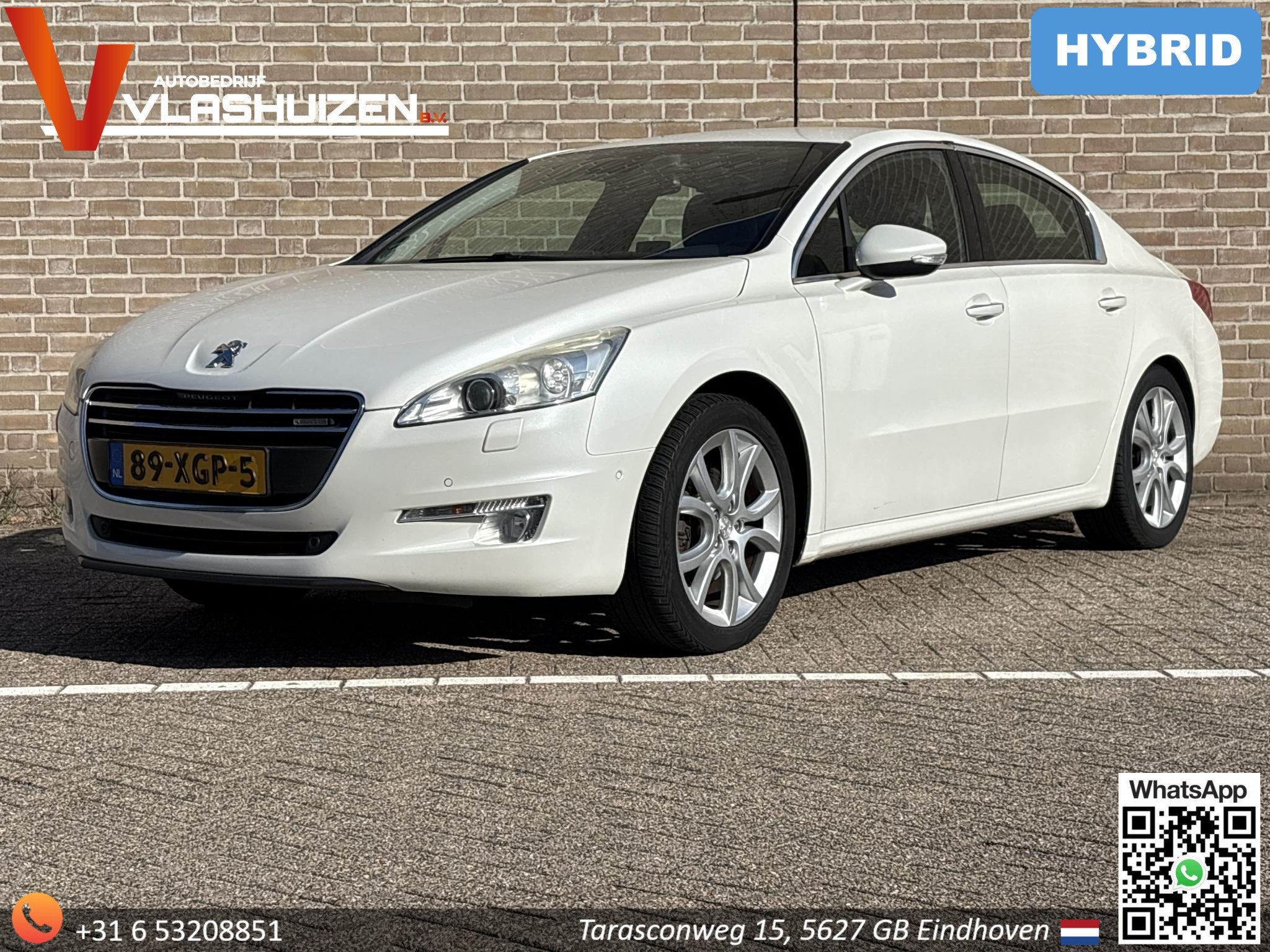 Peugeot 508 2.0 HDi Blue Lease Premium Hybrid4 | HUD | Leder, Auto's, Peugeot, Automaat, Euro 5, 28 km/l, Gebruikt
