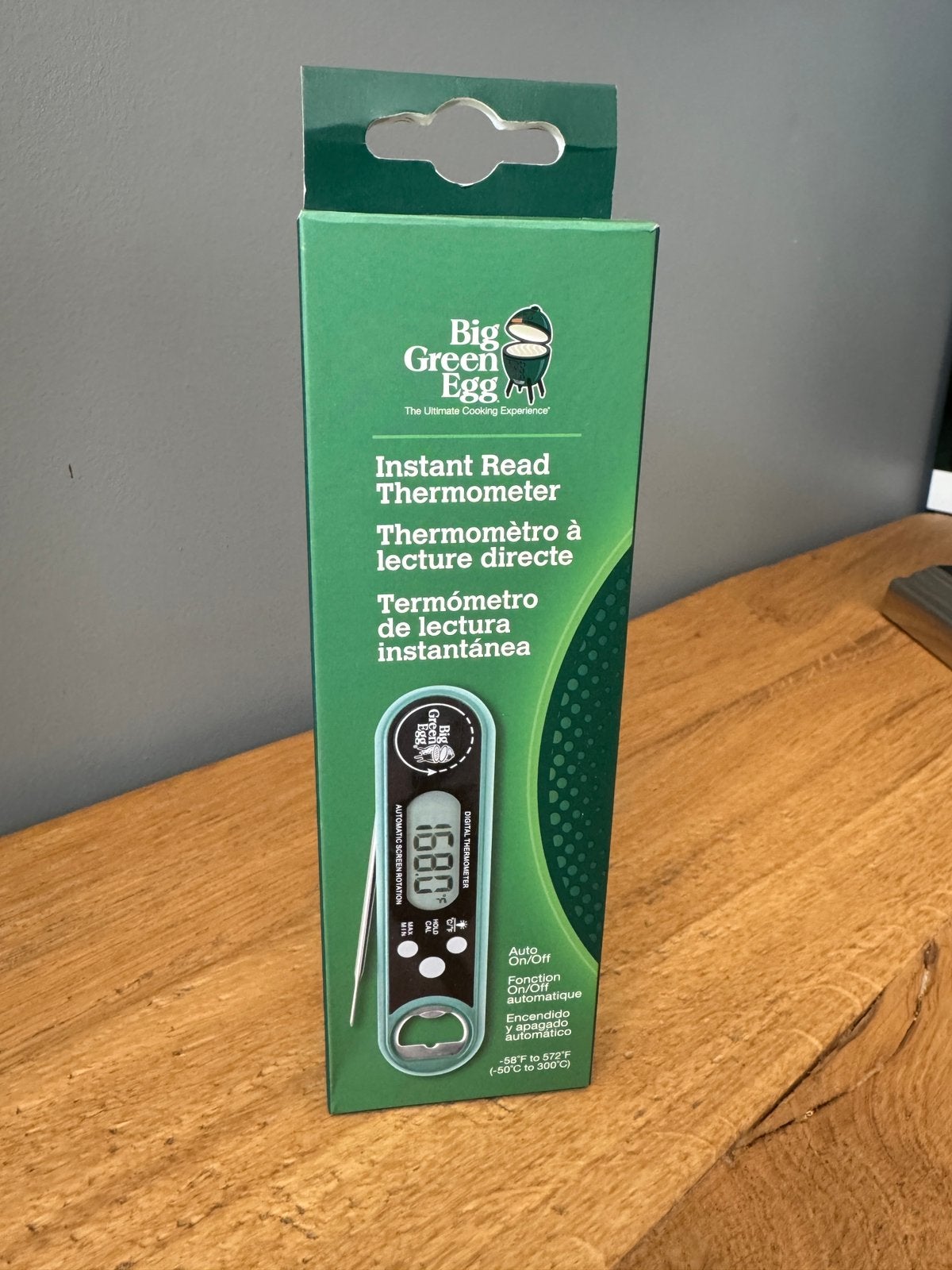 Big green egg bbq thermometer, Ophalen, Zo goed als nieuw