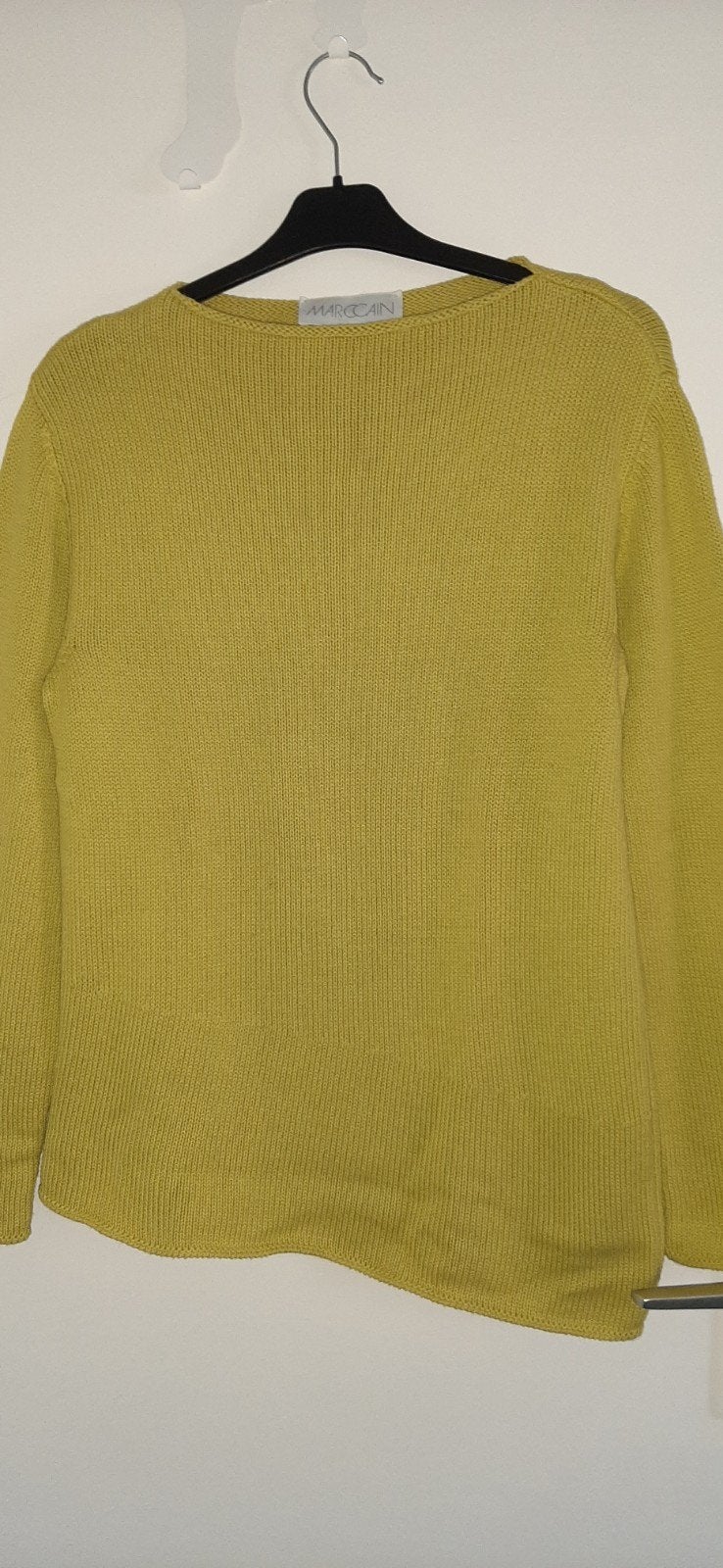 marc cain asymetriche trui coton, Ophalen of Verzenden, Zo goed als nieuw, Groen, Lange mouw