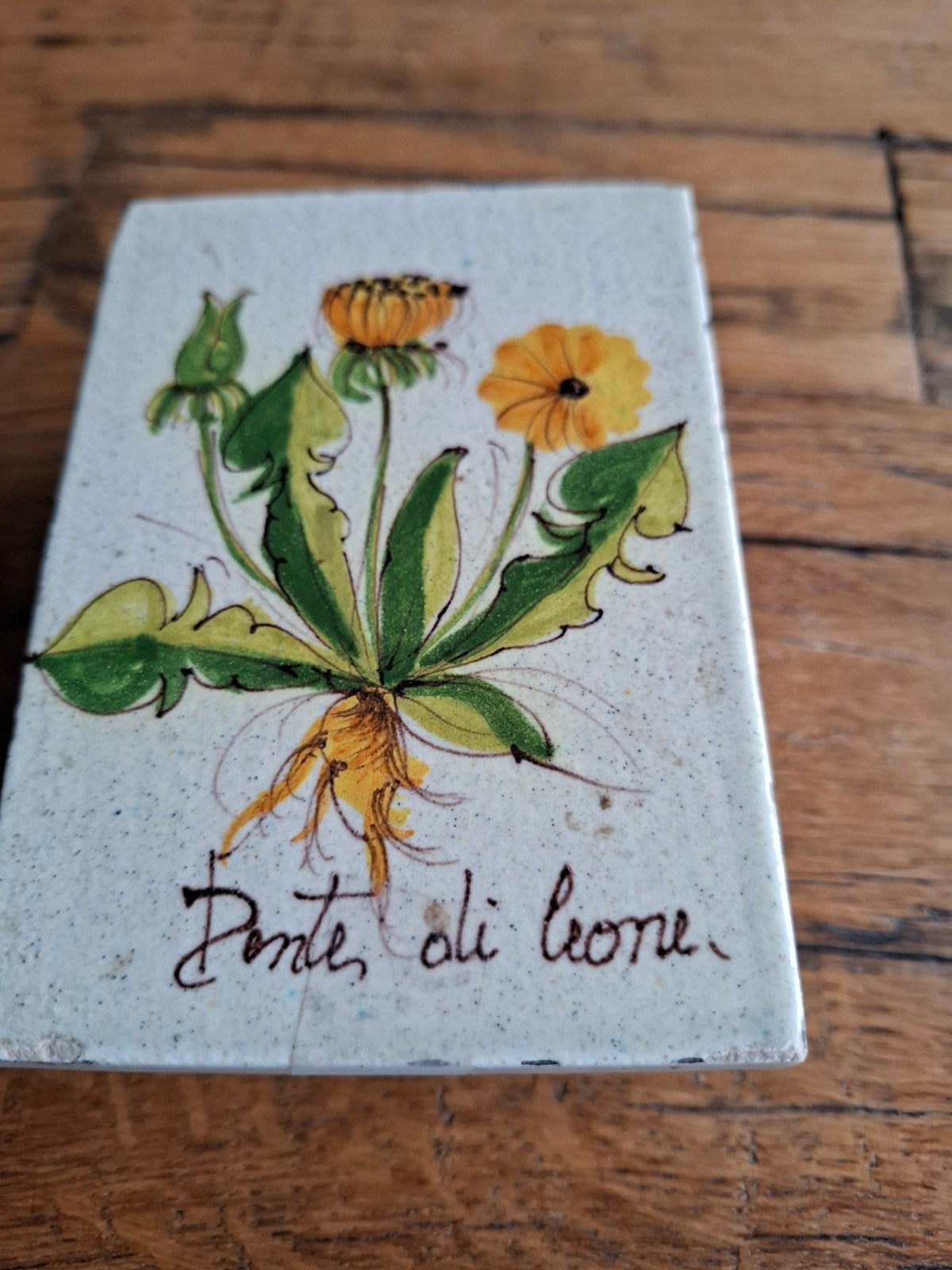 Vintage Italiaans aardewerk snuisterijen doosje, Antiek en Kunst, Ophalen