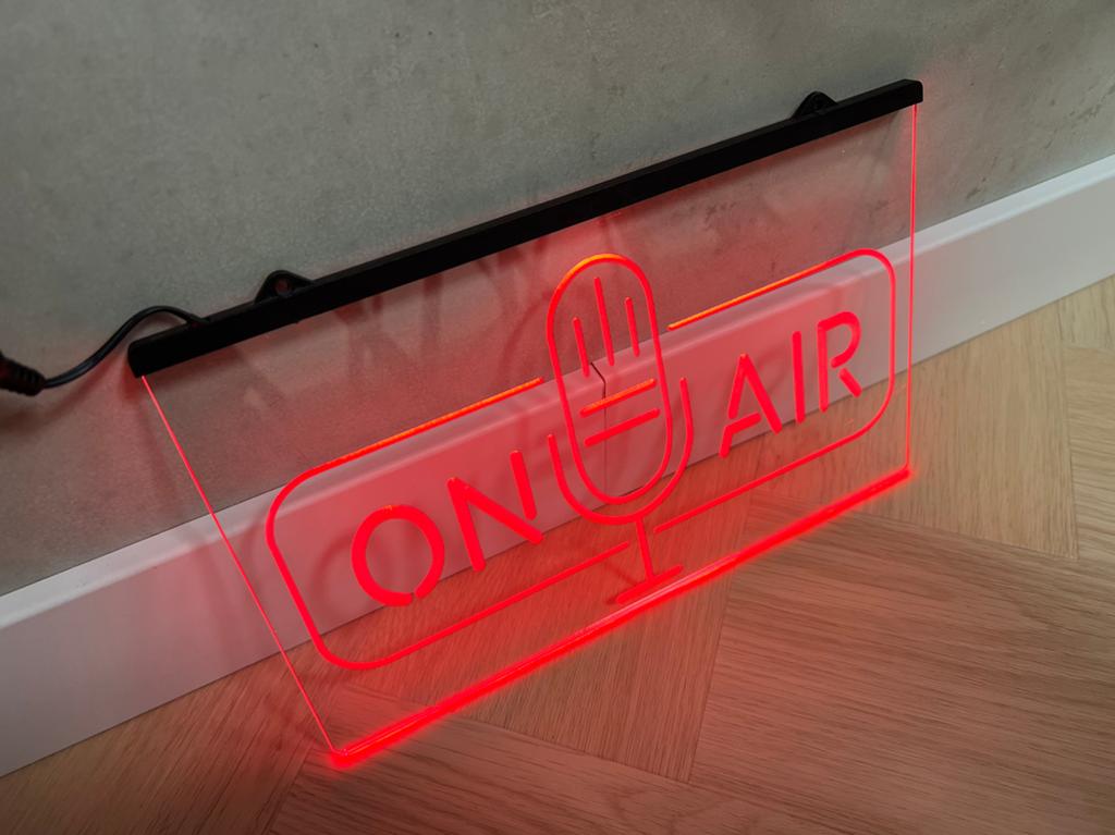On Air LED bord lichtbord voor studio, Ophalen of Verzenden, Zo goed als nieuw, 1970 tot heden, Overige merken