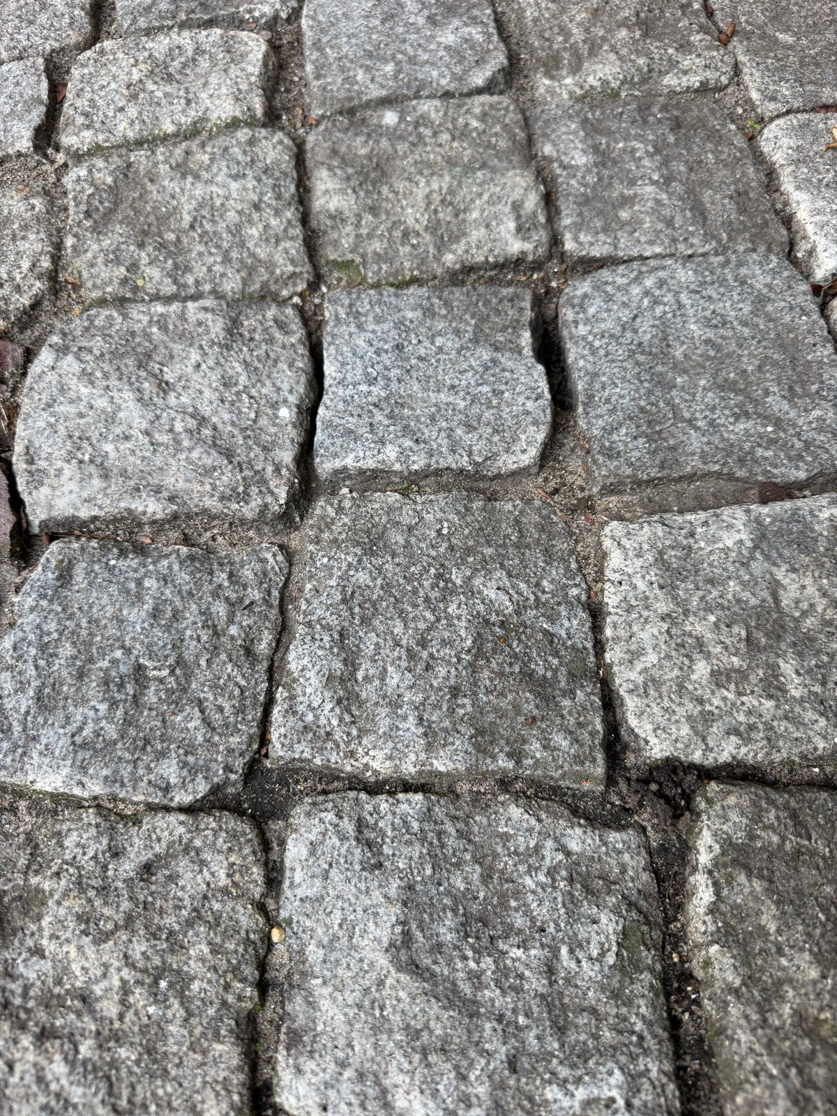 Gebruikte grijze granieten kasseien (+/- 3m2), Ophalen, Gebruikt, Graniet, Kei