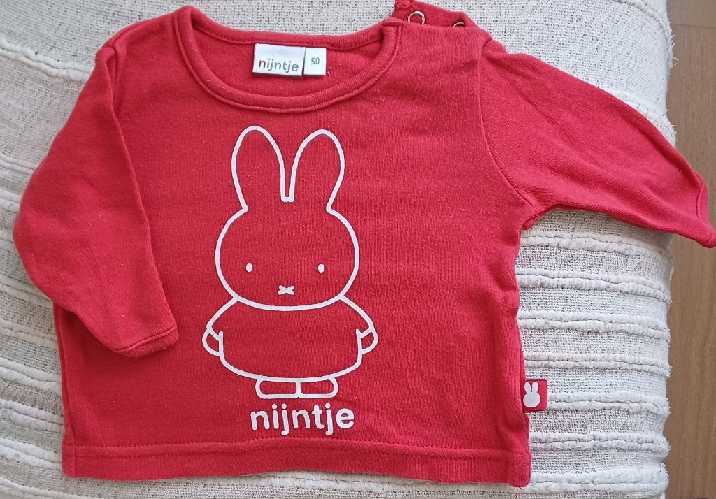 Tshirts Nijntje maat 50 t/m 80, Ophalen of Verzenden, Gebruikt, Jongetje of Meisje, Shirtje of Longsleeve