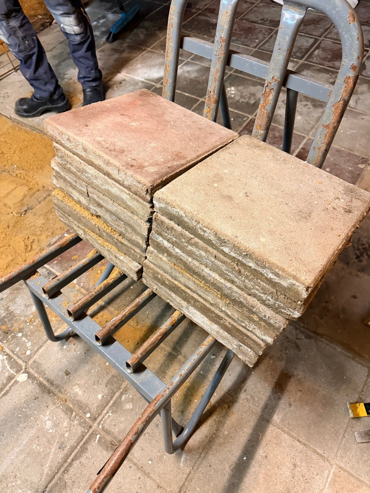 Terrastegels 30x30 210 stuks - ideaal voor tuin of pad, Tuin en Terras, Gebruikt, Ophalen of Verzenden, Minder dan 5 m², Beton