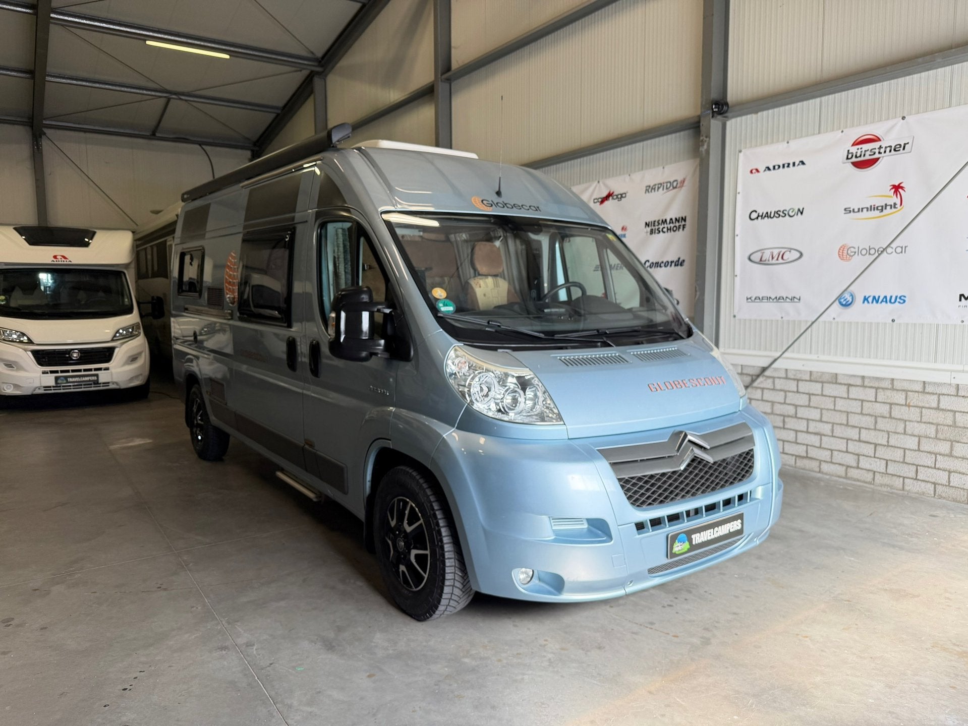 GLOBECAR GLOBESCOUT 2.2 – COMPACTE LUXE & VRIJHEID 181.792, Overige merken, Airconditioning, Elektrische ramen, 6 tot 7 meter
