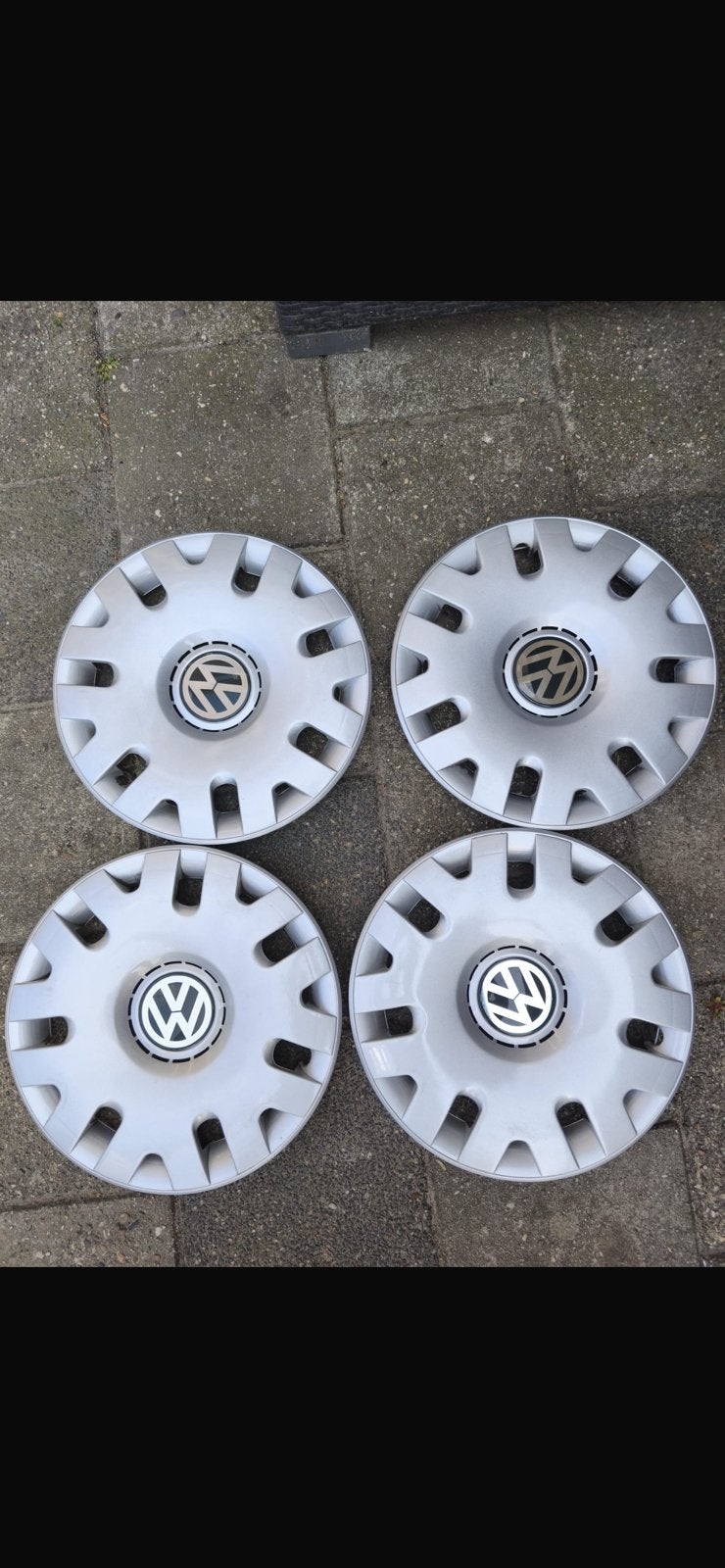 4 originele Volkswagen wieldoppen te koop, Ophalen of Verzenden, Zo goed als nieuw