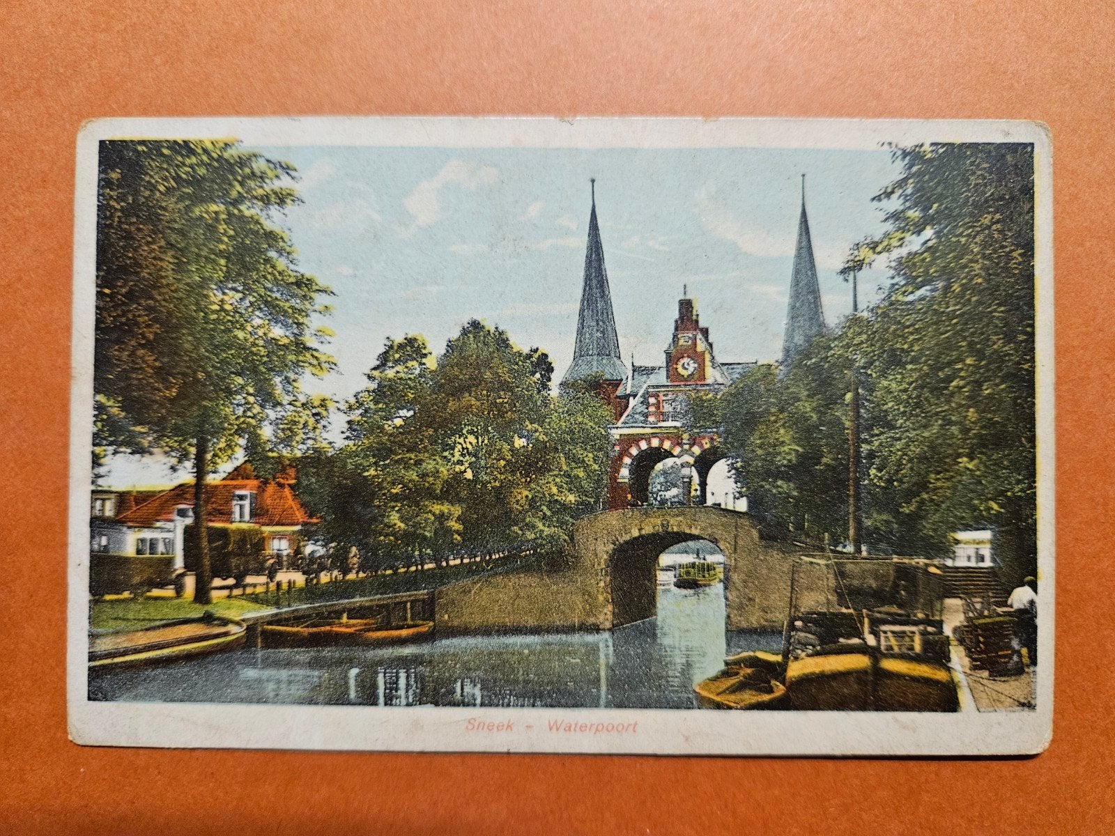 330) Waterpoort Sneek, Ophalen of Verzenden, Gelopen, Friesland